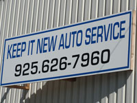 Our Sign | Keep It New Auto Service